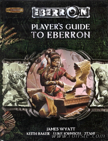 Couverture de Player's Guide to Eberron