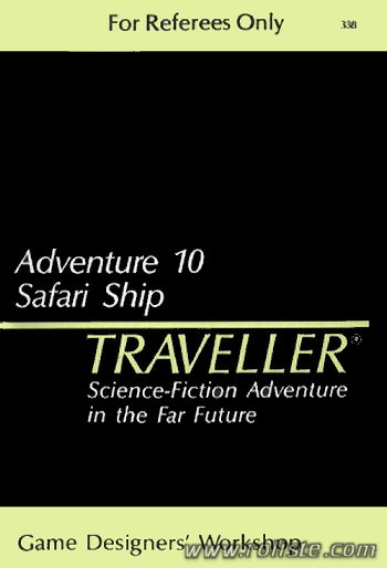 Couverture de Adventure 10 - Safari Ship