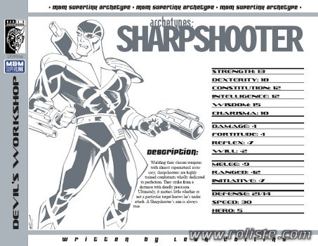 Couverture de Archetypes : Sharpshooter