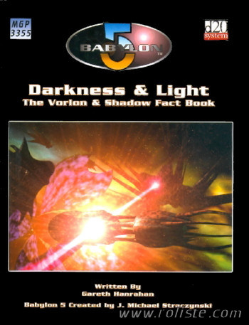 Couverture de Darkness & Light, the Vorlon & Shadow Fact Book
