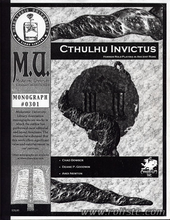 Couverture de Cthulhu Invictus