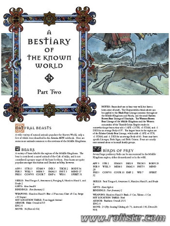 Couverture de Bestiary of the Known World - Part 2 (A)