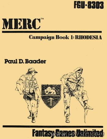 Couverture de Campaign Book 1 : Rhodesia