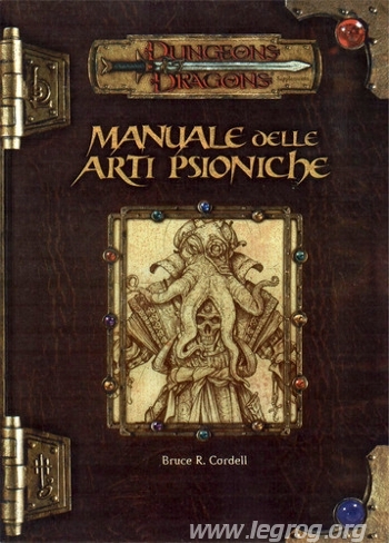 Couverture de Manuale delle Arti Psioniche