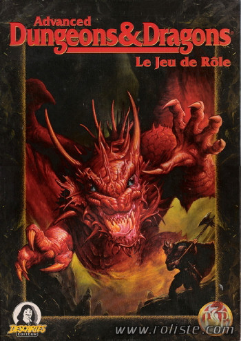 Couverture de Boîte d'Introduction à Advanced Dungeons & Dragons (La)
