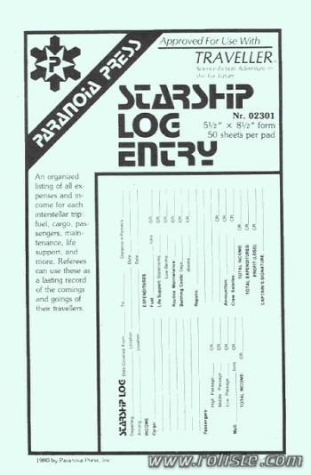 Couverture de Starship Log Entry