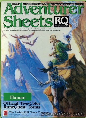 Couverture de Adventurer Sheets - Human