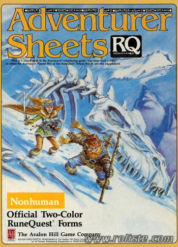 Couverture de Adventurer Sheets - Non-Human