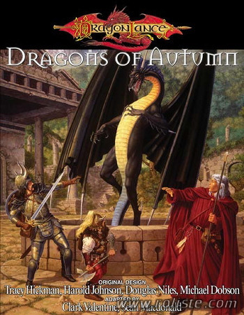 Couverture de Dragons of Autumn