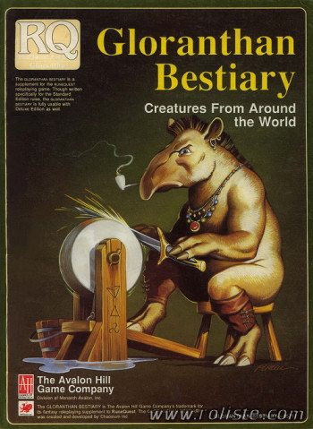 Couverture de Gloranthan Bestiary