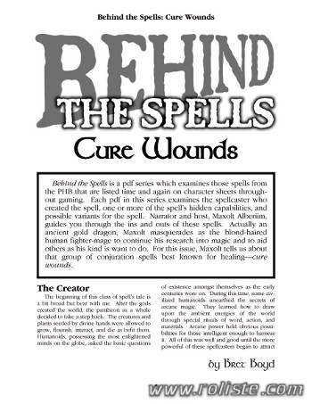 Couverture de Cure Wounds