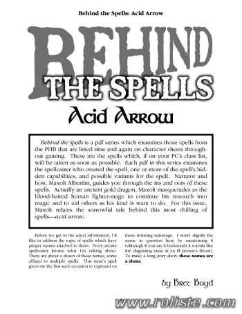 Couverture de Acid Arrow