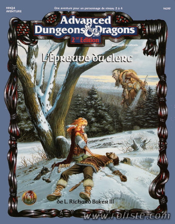 Couverture de Epreuve du Clerc (L')