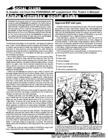 Couverture de Social Clubs