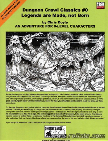 Couverture de DCC0 - Legends Are Made, not Born