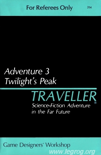 Couverture de Adventure 3 - Twilight's Peak