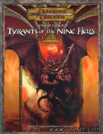 Couverture de Fiendish Codex II : Tyrants of the Nine Hells