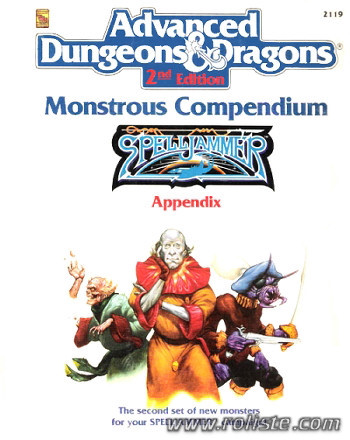 Couverture de MC9 - Monstrous Compendium : Spelljammer Appendix II