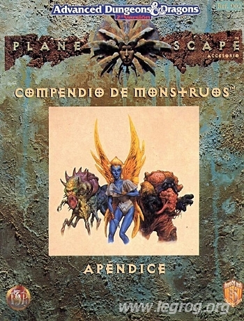 Couverture de Compendio de Monstruos : Planescape Apéndice