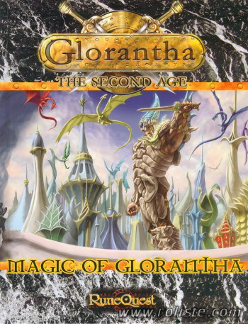 Couverture de Magic of Glorantha