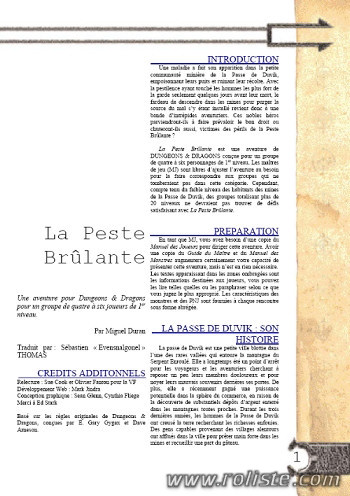 Couverture de Peste Brûlante (La)