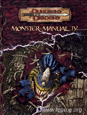 Couverture de Monster Manual IV