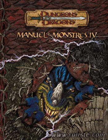 Couverture de Manuel des Monstres IV