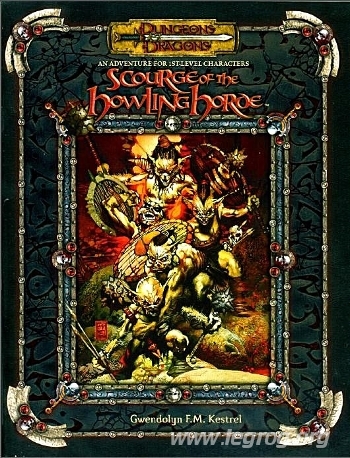 Couverture de Scourge of the Howling Horde