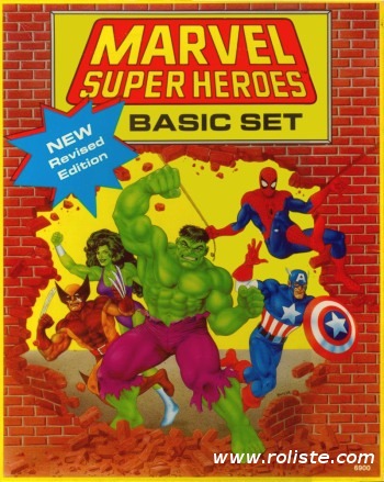 Couverture de Marvel Super Heroes Basic Set