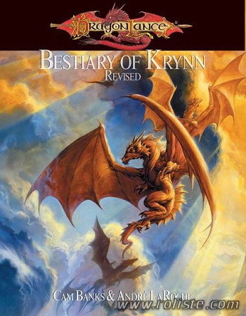 Couverture de Bestiary of Krynn