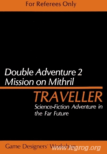 Couverture de Double Adventure 2 : Mission on Mithril / Across the Bright Face