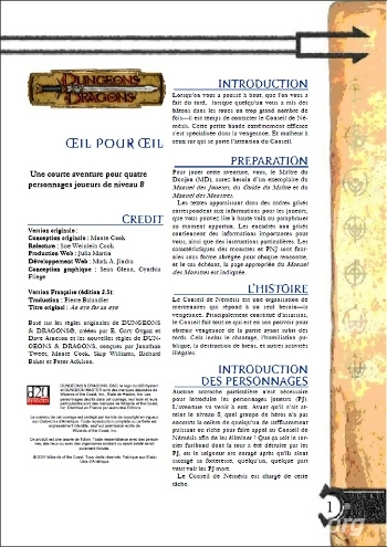 Couverture de Oeil pour Oeil