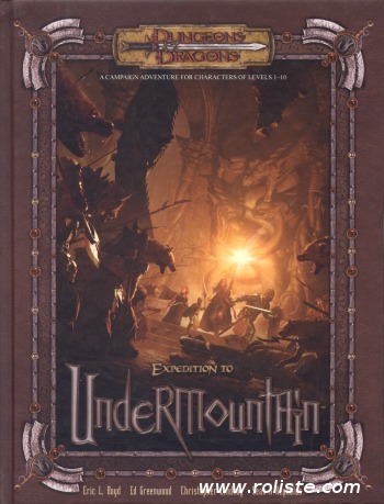 Couverture de Expedition to Undermountain