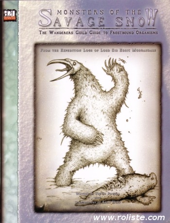 Couverture de Monsters of the Savage Snow