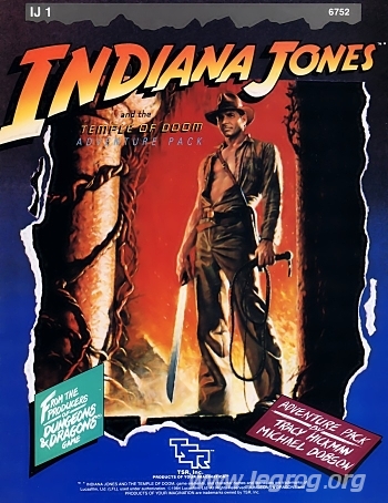 Couverture de Indiana Jones and the Temple of Doom