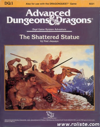 Couverture de DQ1 - The Shattered Statue