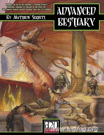 Couverture de Advanced Bestiary
