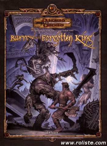 Couverture de DD1 - Barrow of the Forgotten King