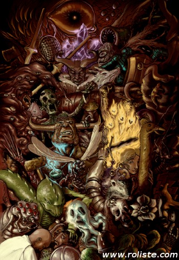 Couverture de Bestiaire Monstrueux