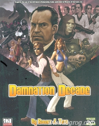 Couverture de Damnation Decade