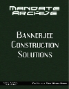 Bannerjee Construction Solutions