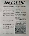 Ode à un Ami