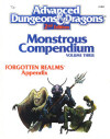 MC3 - Monstrous Compendium : Forgotten Realms Appendix