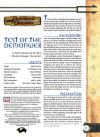 Test of the Demonweb