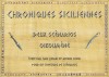 Chroniques Siciliennes