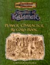 Player Character Record Book